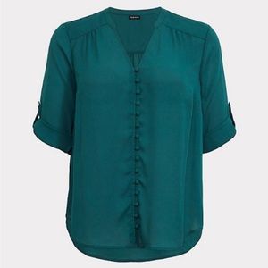 Button front blouse